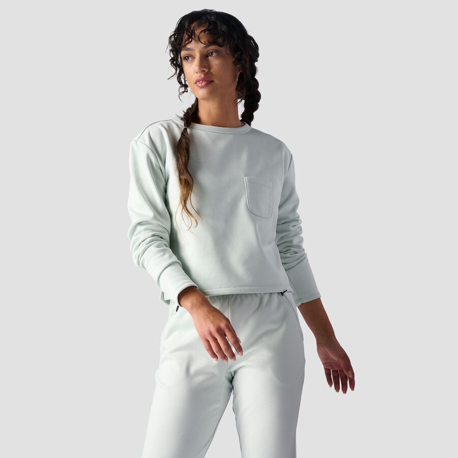 

Свитер двойной вязки, имитирующий крой, женский Stoic Stoic, Smoke