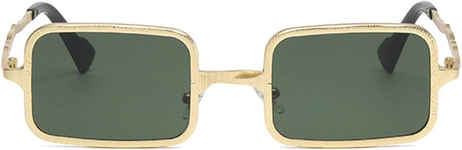 

Мужские солнцезащитные очки Willochra в стиле панк-метал, квадратные, модные, черные, с защитой от УФ-излучения UV400, женские трендовые прямоугольные солнцезащитные очки, C4