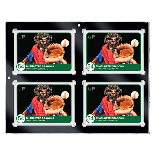 

Коллекционные карточки 35Pt 4-Card Black Border Uv One-Touch Magnetic Holder