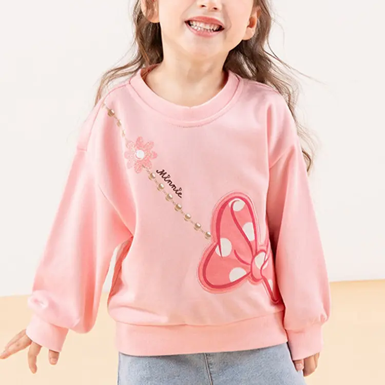 Толстовка Minnie Series для детей 3-7 лет Disney, светло-фиолетовый — фото 4