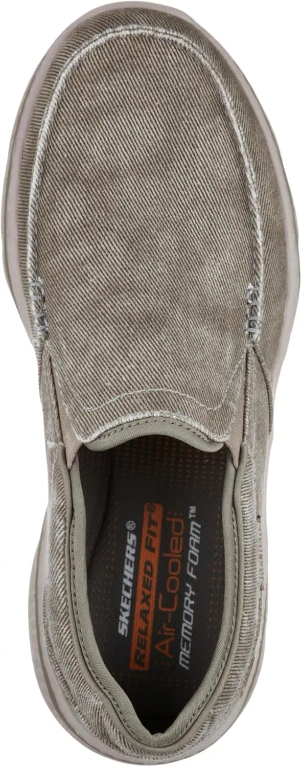 Мокасины мужские Skechers, Taupe — фото 4
