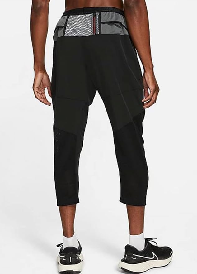 Укороченные тренировочные брюки Nike Phenom Elite Wild Run для мужчин, черные, Black — фото 2
