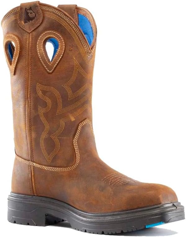 

Мужские защитные ботинки Steel Blue Blue Heeler со стальным носком Steel Blue 100% Comfort, коричневый