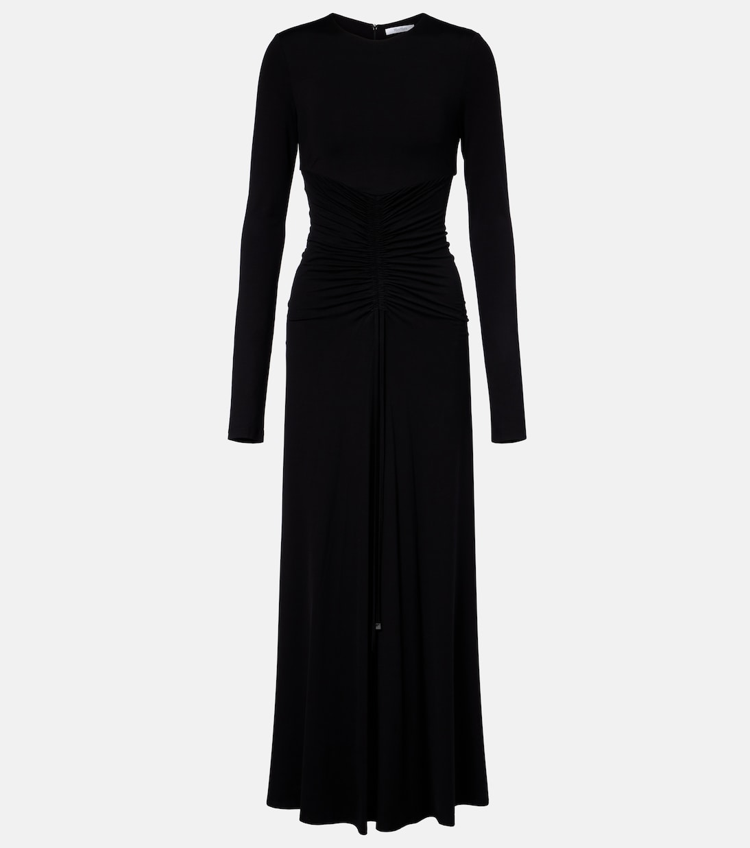 

Платье макси Doppia со сборками Max Mara, Nero