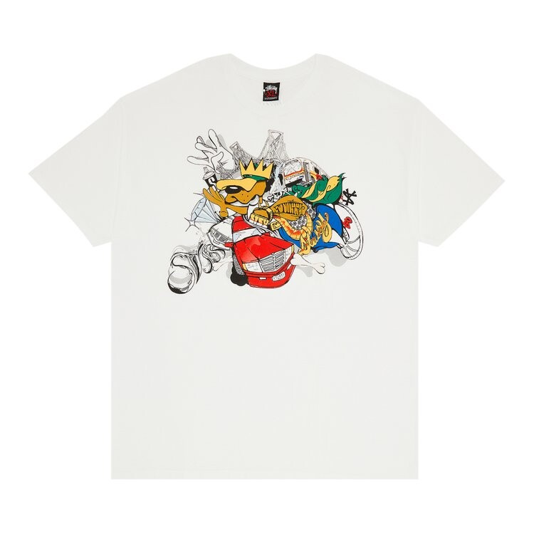 

Футболка Stussy Gangsta Dog 'White', белый
