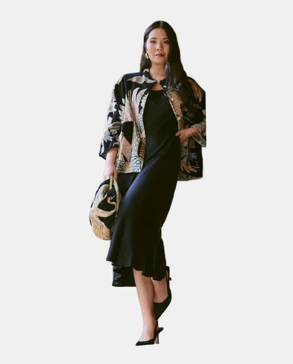 

Вельветовая куртка Crane Black One Hundred Stars, черный