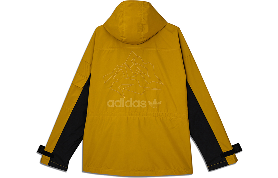 Куртка Adventure Мужская Ярко-желтая Adidas Originals, Spice Yellow — фото 3