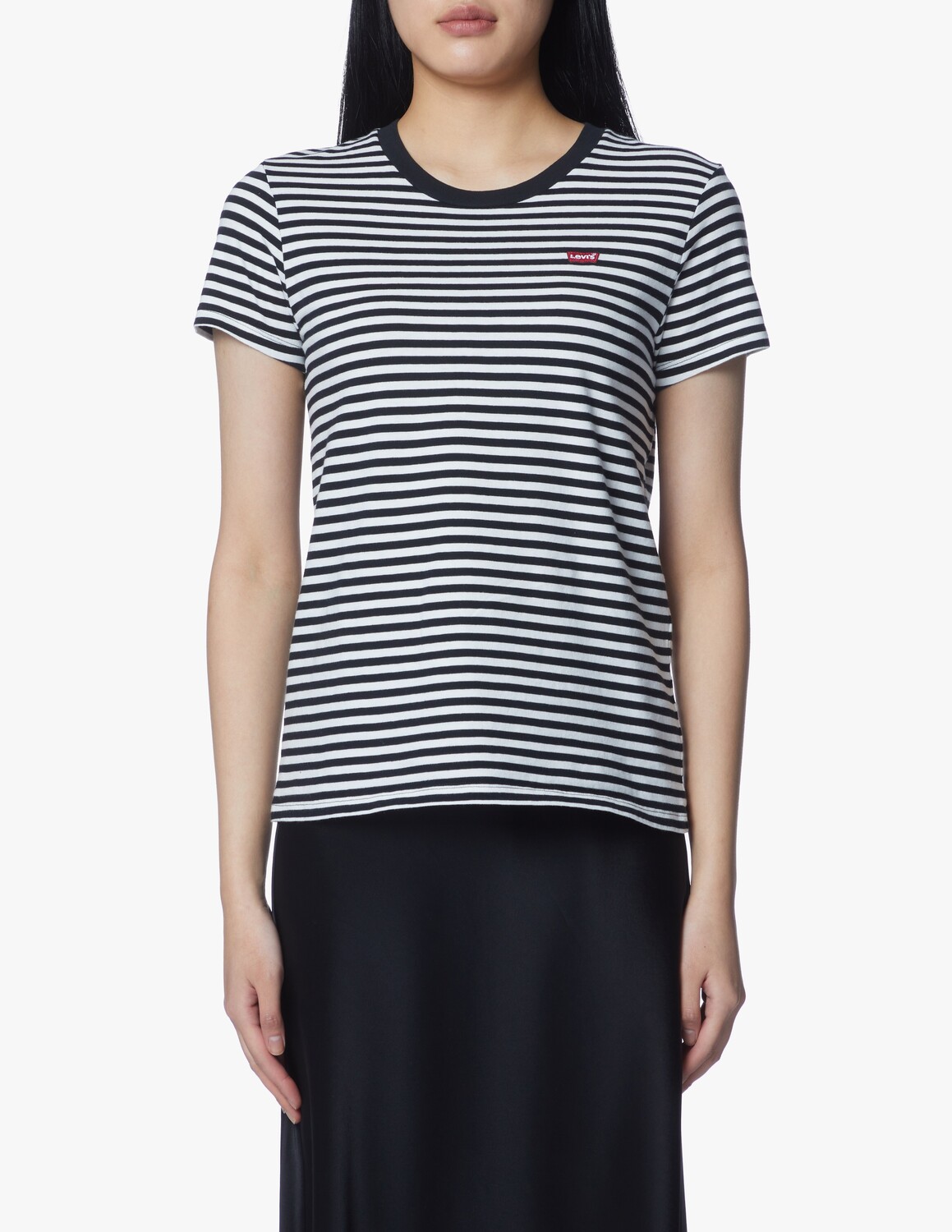 

Футболка в полоску с короткими рукавами Chest It Levi's, цвет Black White