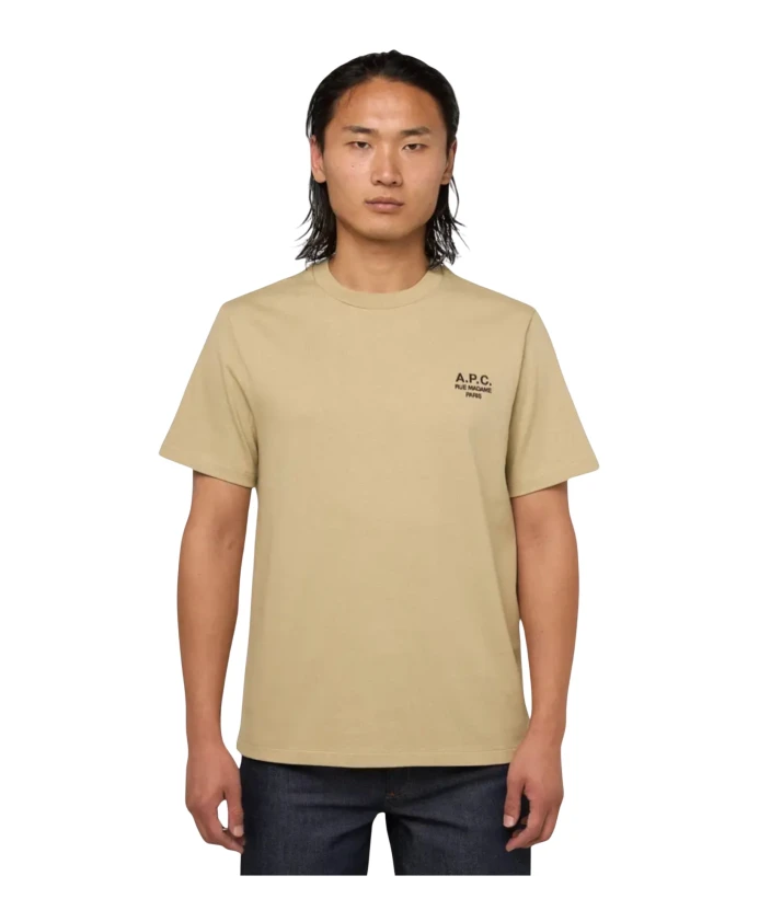 

Стандартная футболка с надписью «Rue Madame» A.P.C., бежевый