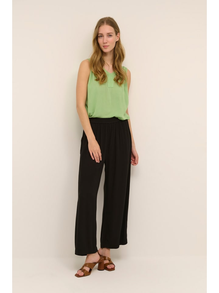 

Тканевые брюки Kaffe, глубокий черный