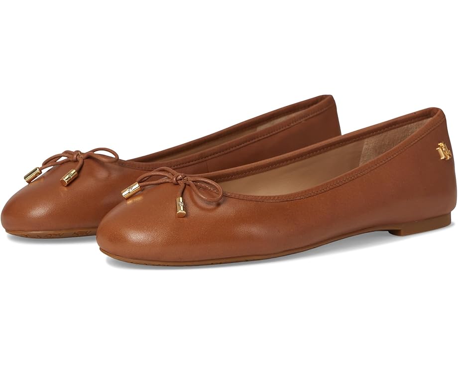 Балетки Lauren Ralph Lauren Jayna Flat, цвет Deep Saddle Tan
