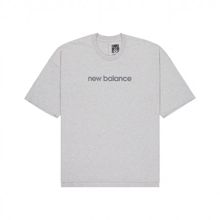 

Футболка 9BOX унисекс спортивная серая New Balance, серый