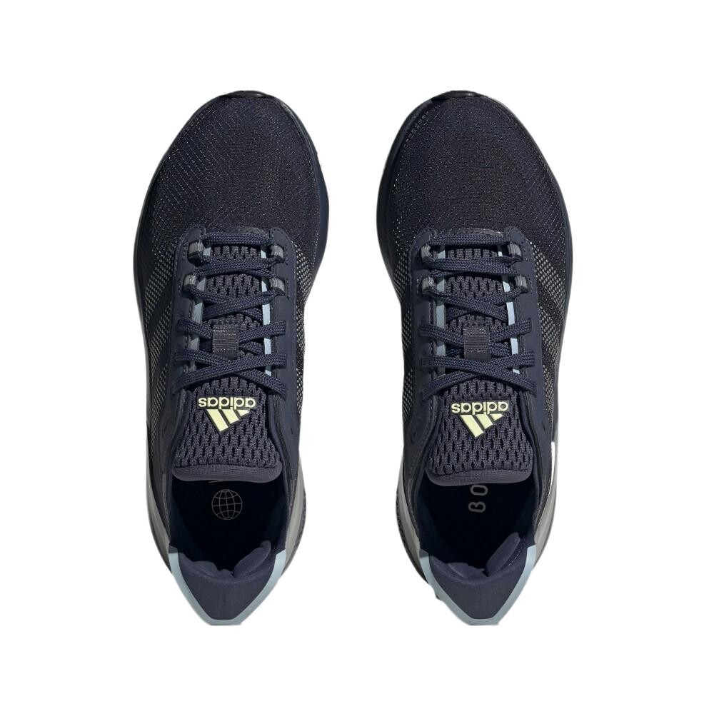 Детские кеды Детские низкие белые Adidas, синий — фото 4