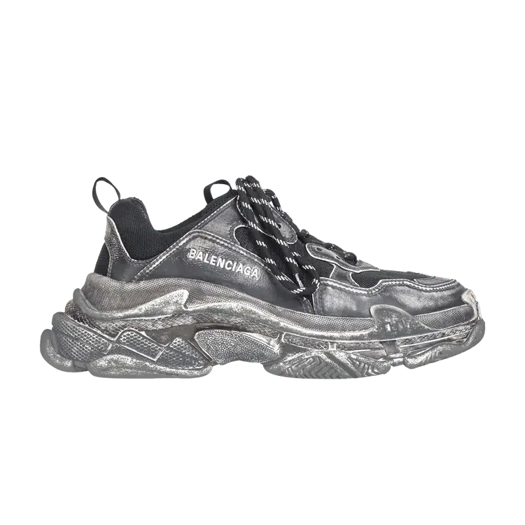 Кроссовки Balenciaga Balenciaga Wmns Triple S Sneaker 'Faded Black', черный