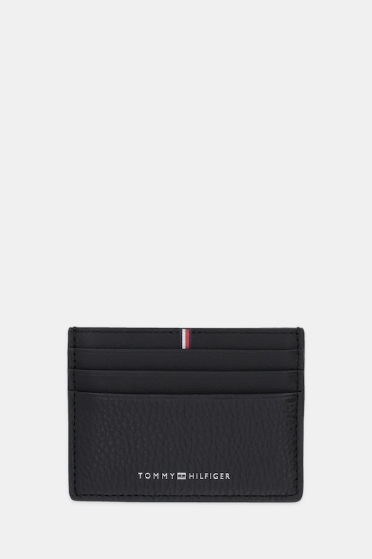 

Кожаный футляр для карт Tommy Hilfiger, черный