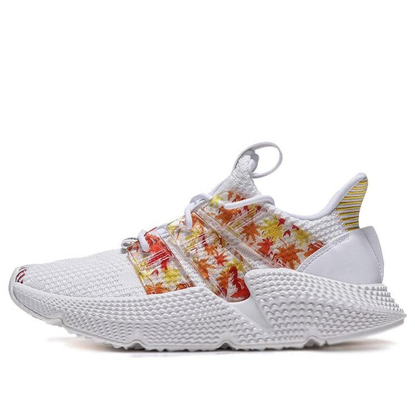 Кроссовки оригиналы prophere красные Adidas, белый