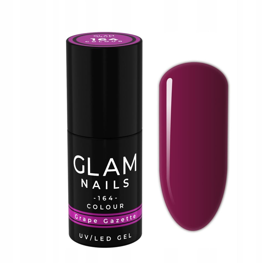 

Гибридный лак для ногтей Glam Nails 164 Grape Gazette 6 мл