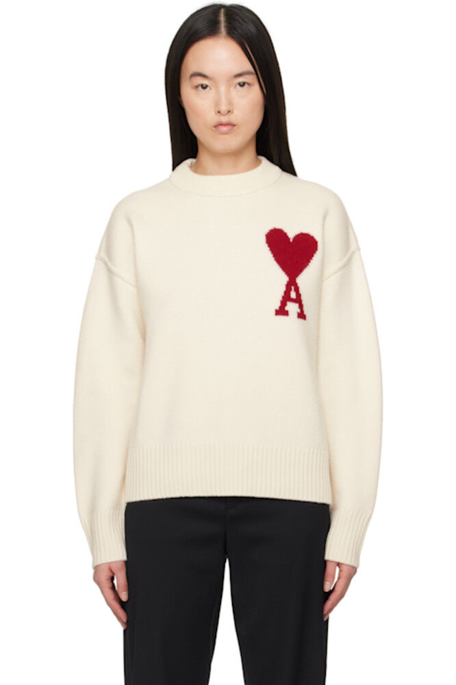 

Шерстяной свитер Off-White Ami de Coeur AMI Paris