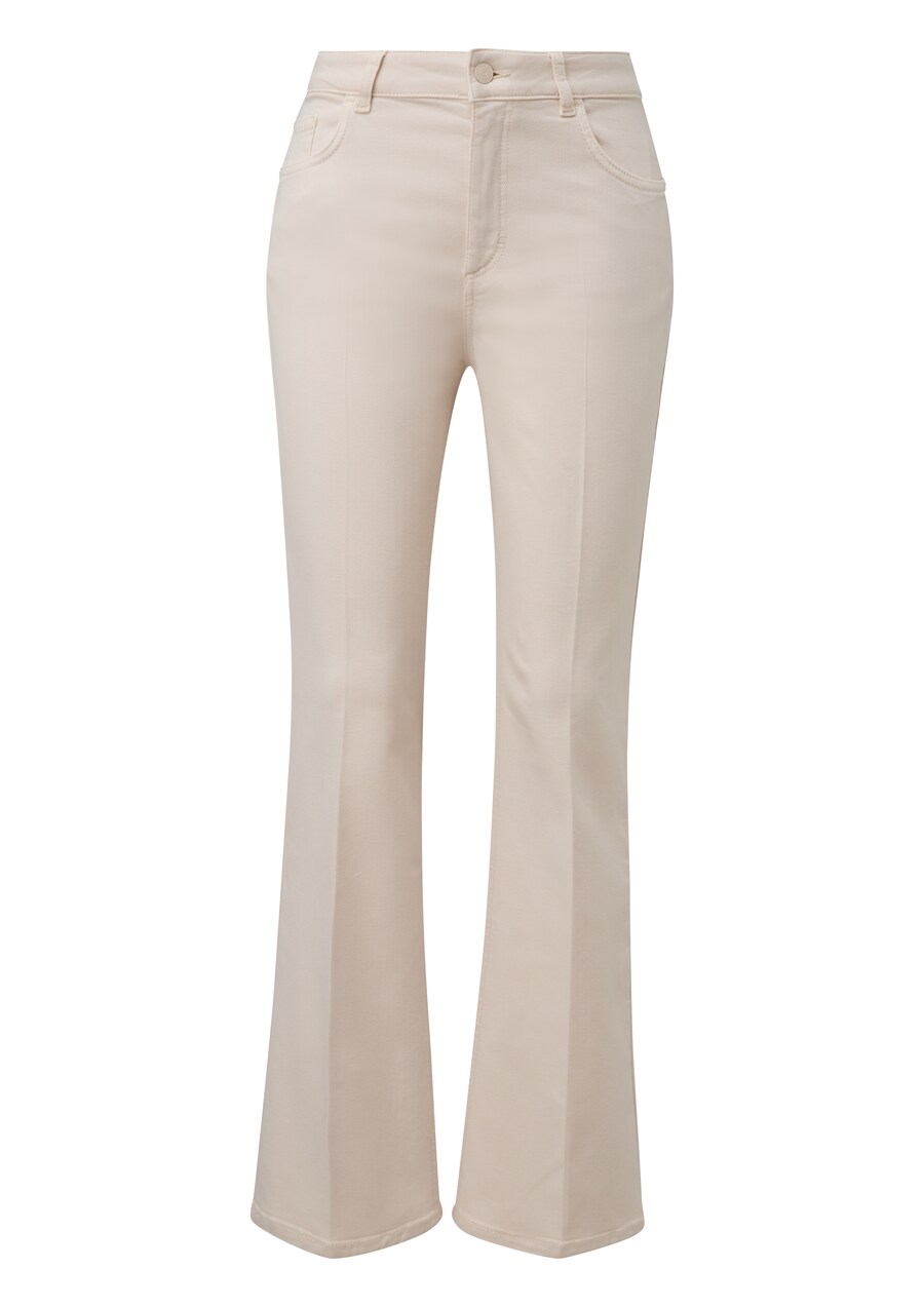 

Расклешенные плиссированные брюки comma casual identity, светло-бежевый
