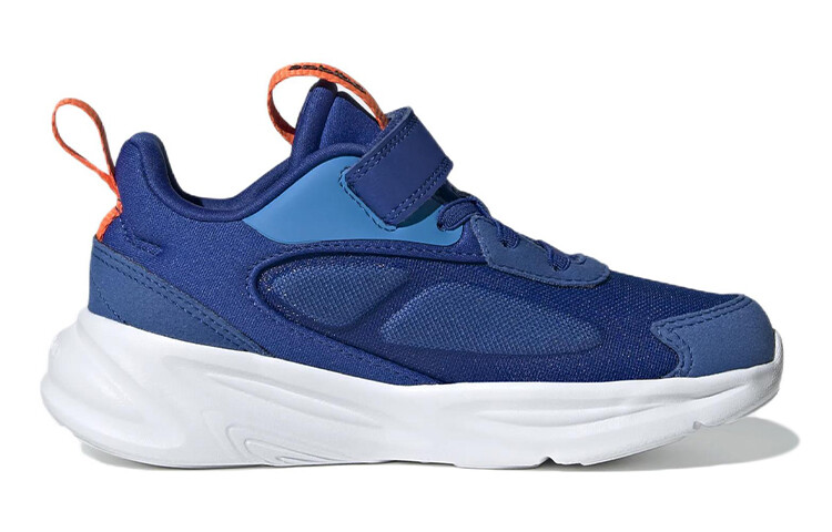 Кроссовки Ozelle Kids, детские, низкие, белые/королевские/зеленые Adidas Neo — фото 2