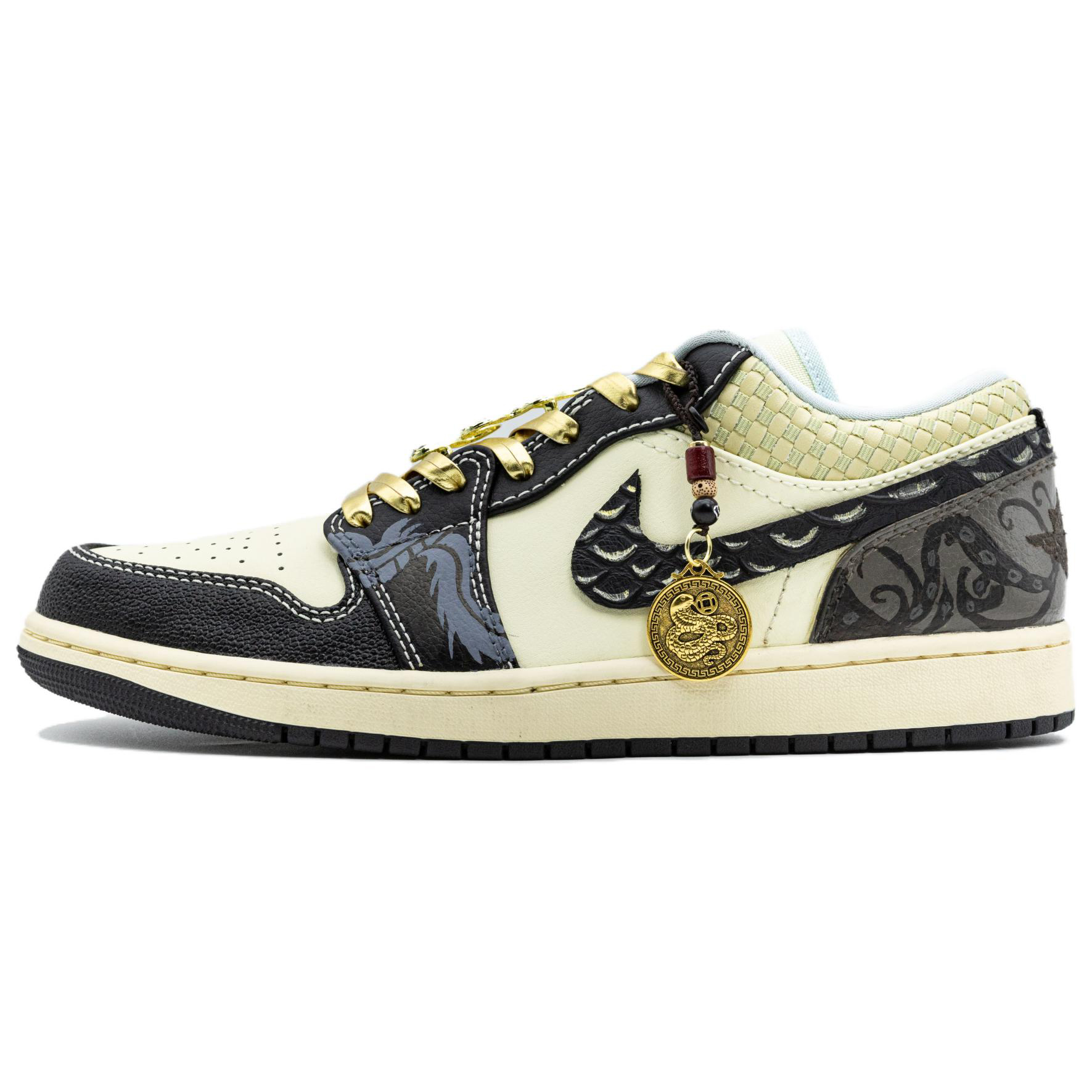 

Jordan Баскетбольные кроссовки Air 1 Vintage, мужские, низкие, черные
