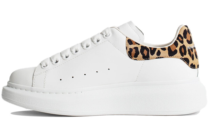 

Кроссовки Alexander McQueen Oversized Sneaker 'White Leopard Suede' Women's