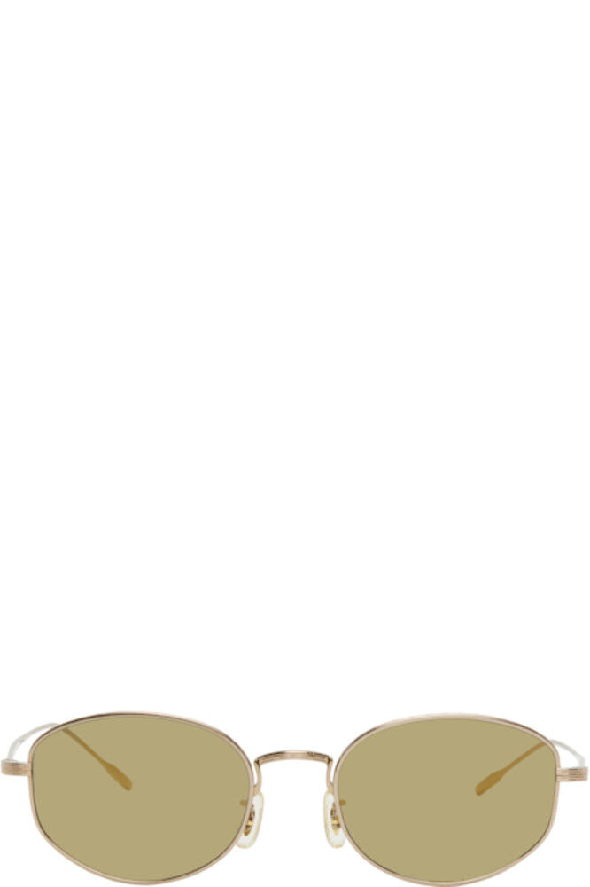

Золотые солнцезащитные очки Estra Oliver Peoples