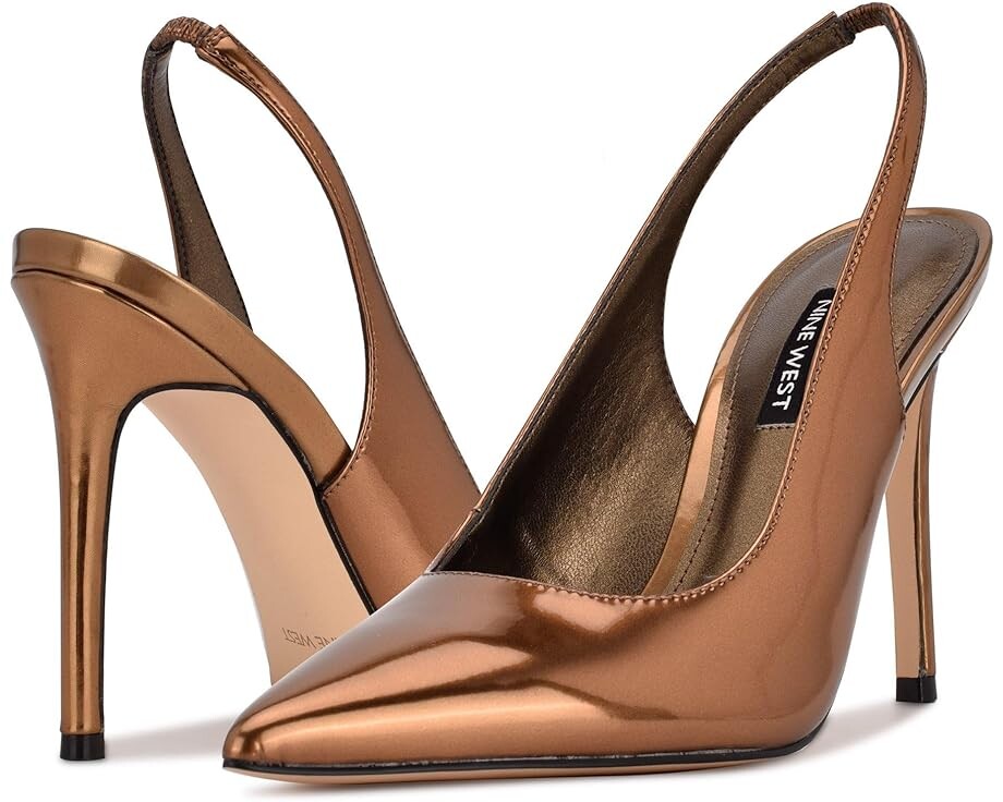 Туфли Nine West Feather, цвет Bronze Mirror Metallic