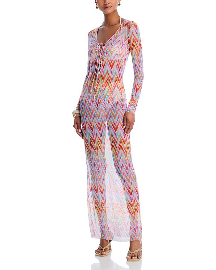 

Длинное платье-накидка Missoni, мультиколор