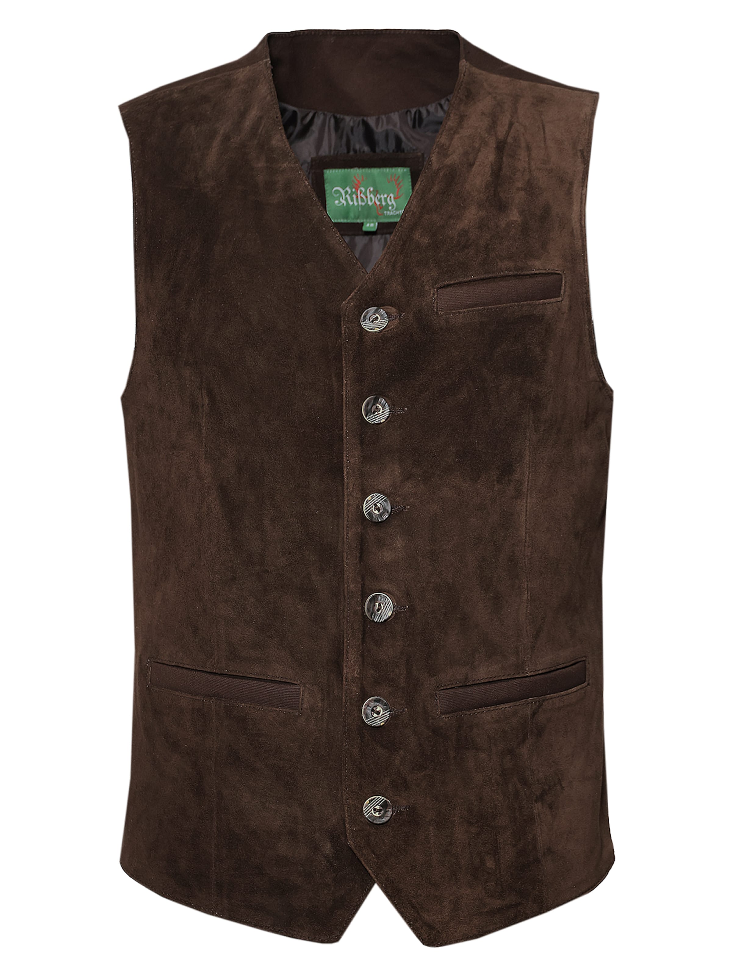 

Rißberg Традиционный жилет в темно-коричневом цвете