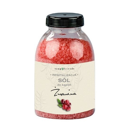 

Соль для ванн мелкозернистая Клюква, 250 г Soap&Friends