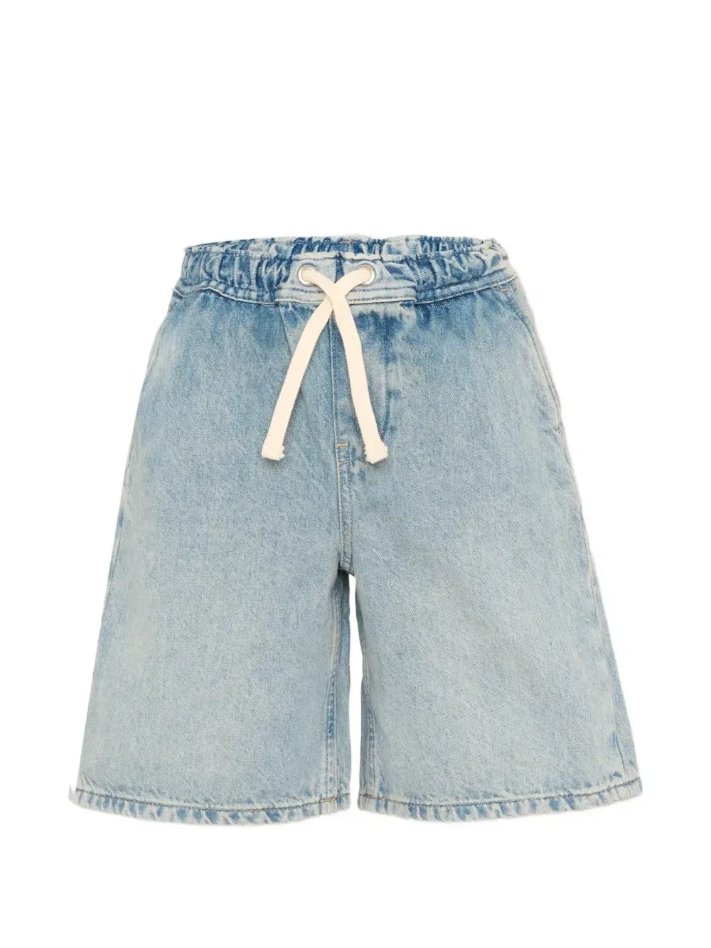 Джинсовые шорты на шнурке Calvin Klein Kids, синий