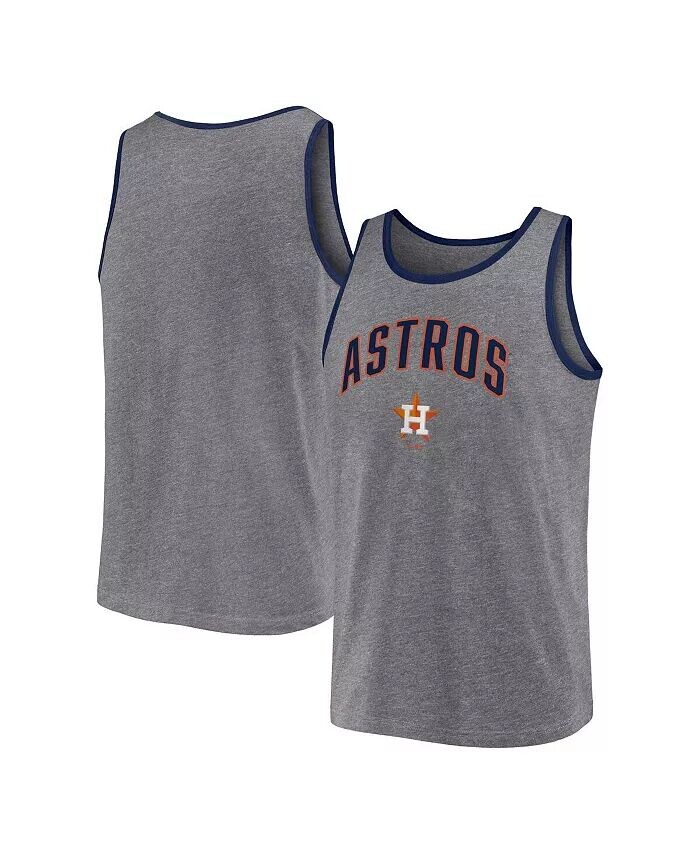 

Мужская майка на бретелях Heather Grey Houston Astros Primary Fanatics, серый
