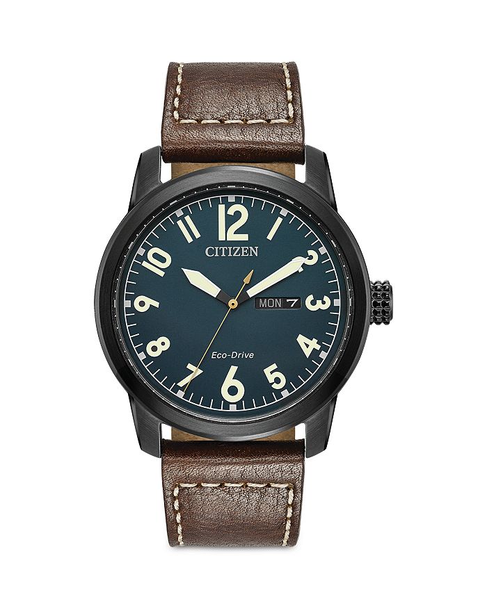 

Часы Eco-Drive Garrrison Weekender, 42 мм Citizen, синий
