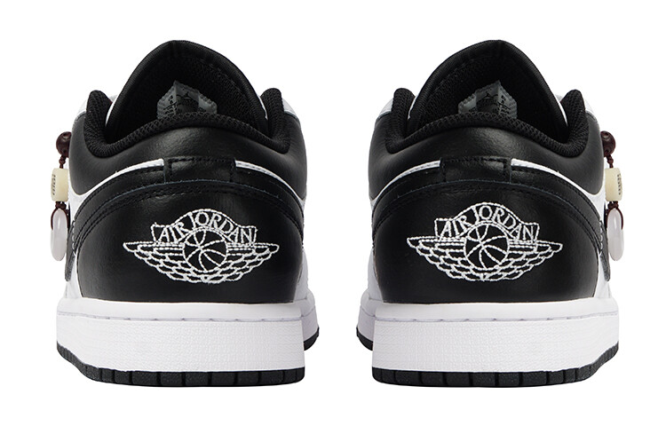 Кроссовки Air JORDAN 1 Vintage Basketball Shoes Men Low-Top Black White — фото 4