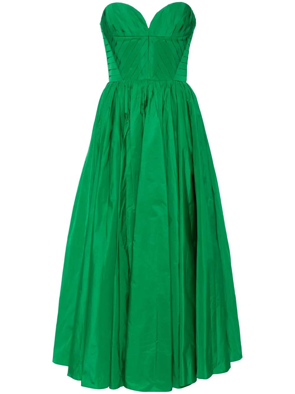 

Платье из тафты в форме сердца Elie Saab, зеленый