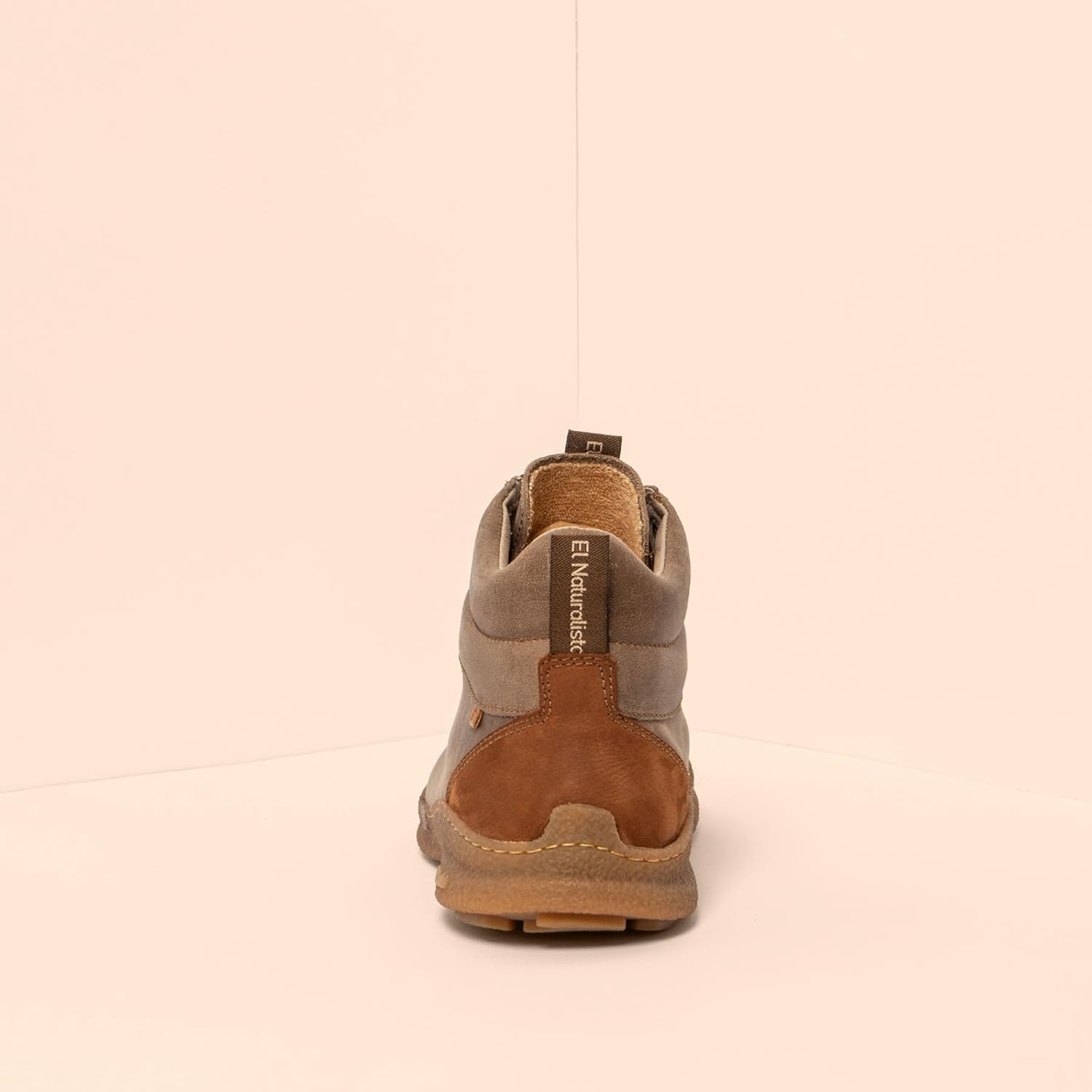 Мужские современные ботинки Oxford от El Naturalista, Stone Colour — фото 4