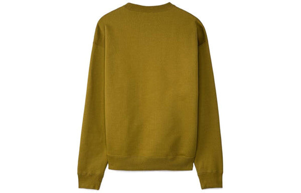 Толстовка Nike Solo Swoosh Fleece Solid Color Logo Embroidered Long Sleeves Mustard Yellow, мультиколор — фото 2