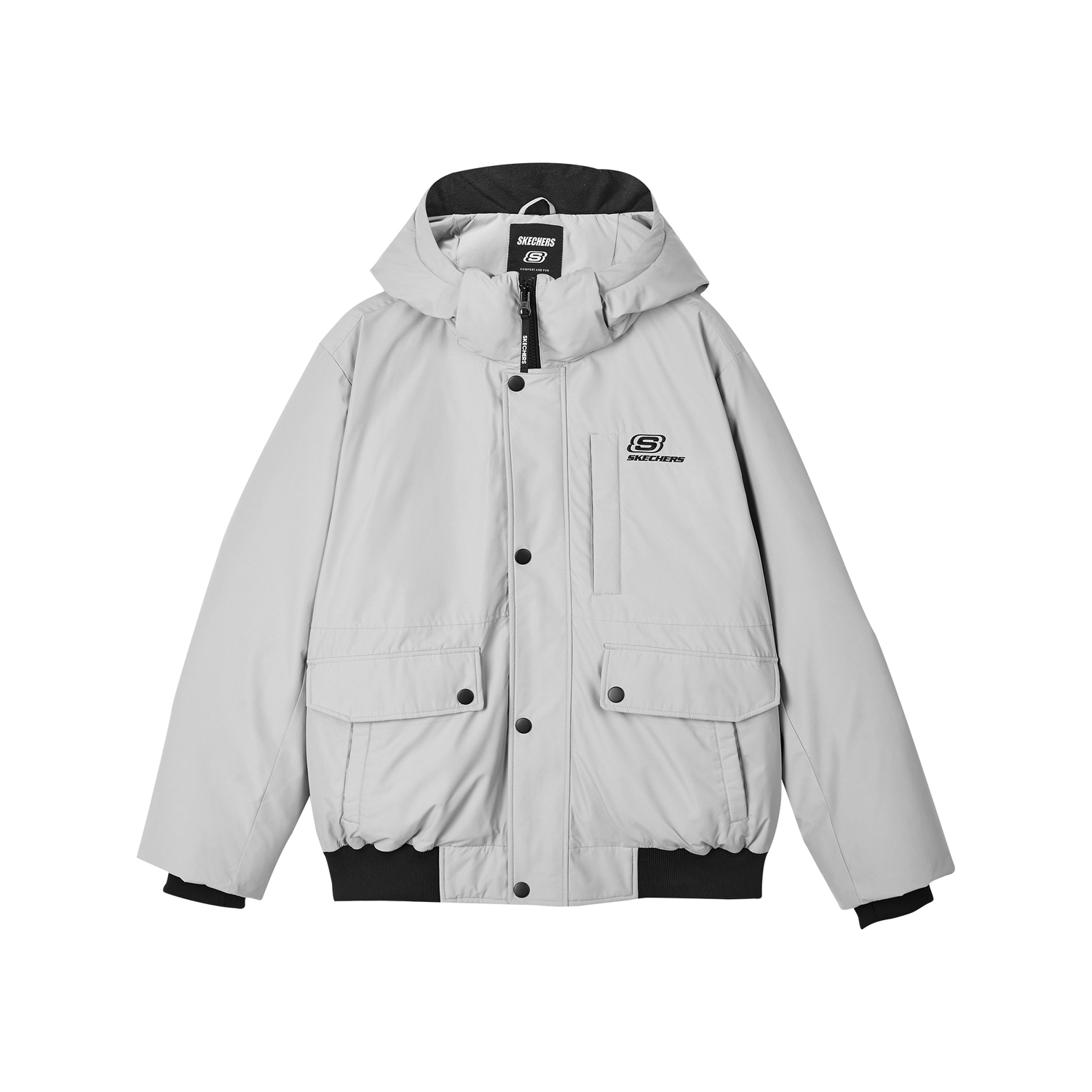 

Куртка пуховая мужская Sports Life Collection лунно-серый Skechers, лунно-серый