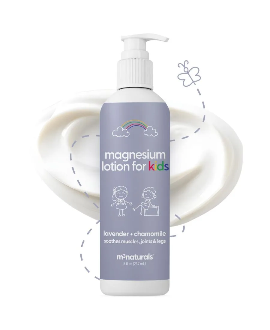 M3 Naturals Детский магниевый лосьон M3 с лавандой и ромашкой, 237 мл (8 жидких унций)