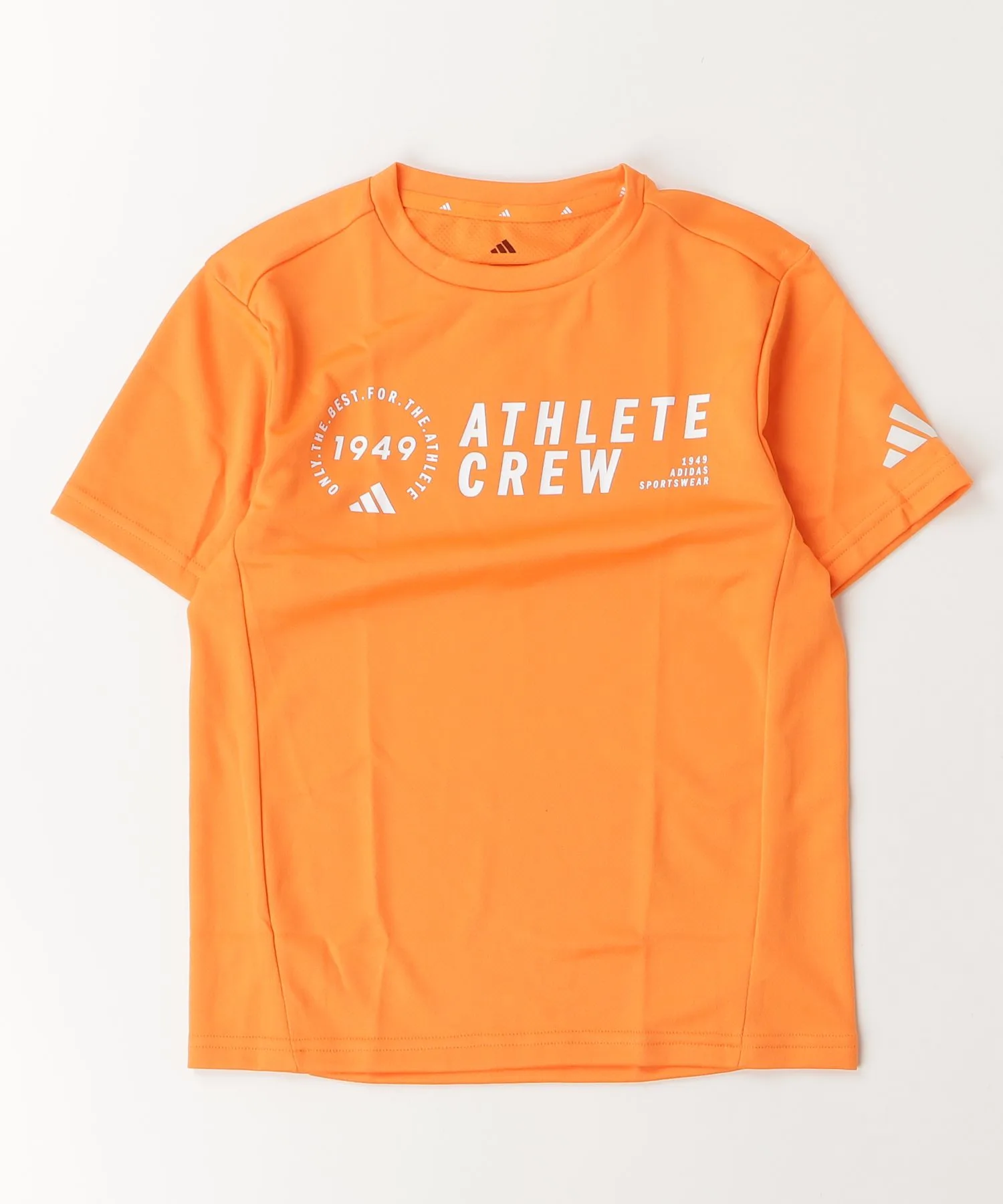 Детская футболка из двойного полотна adidas K ADT BSC оранжевая