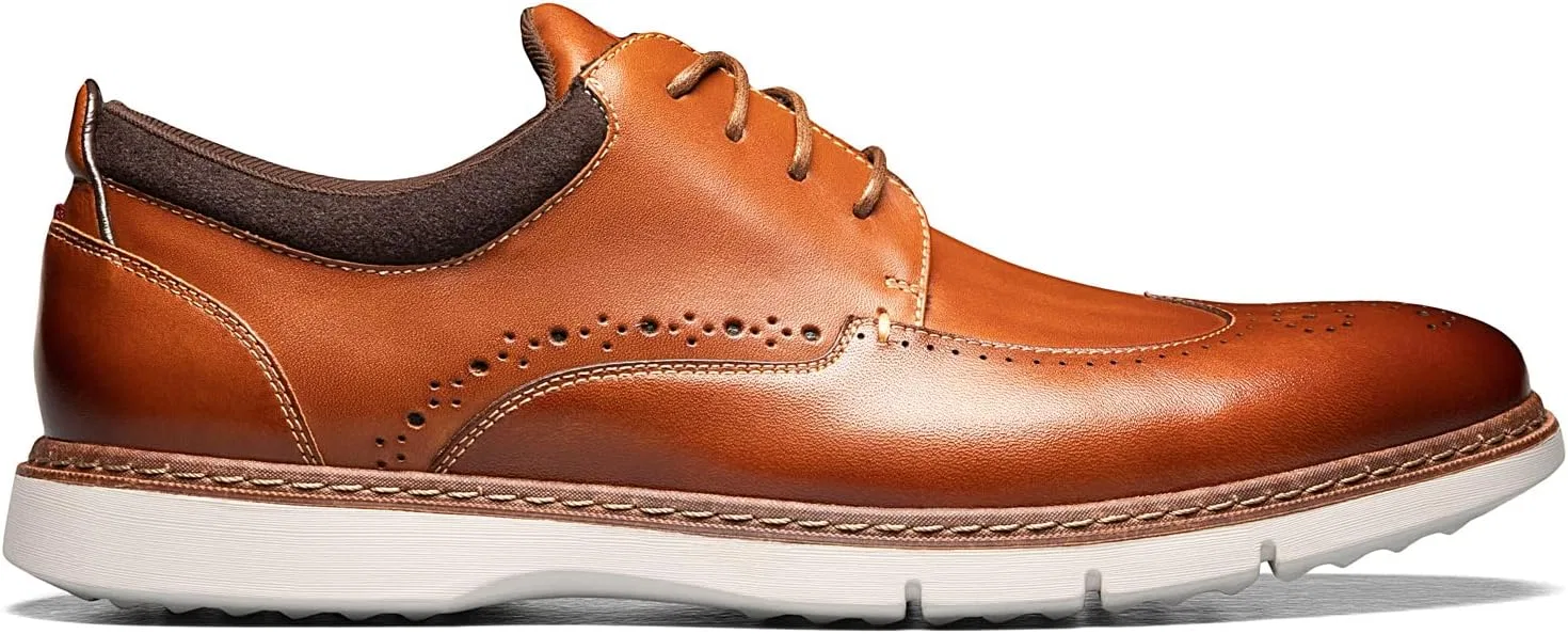 Мужские оксфордские туфли STACY ADAMS Synergy Wingtip, коньячный — фото 3