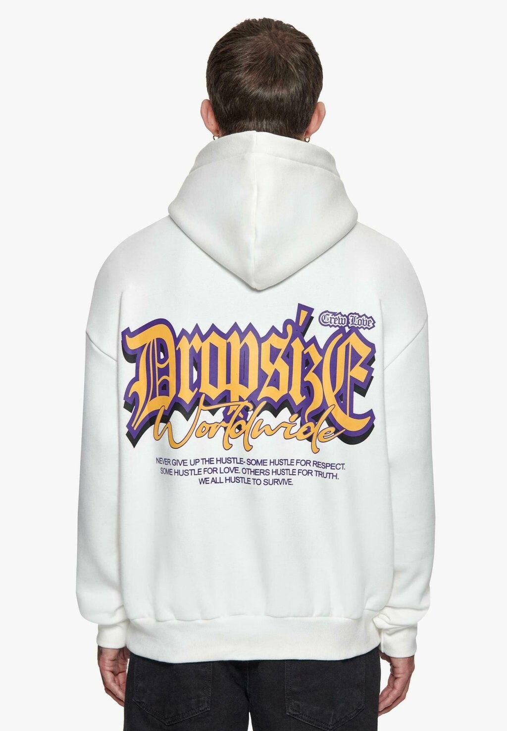 

Толстовка OVERSIZE NEVER GIVE UP Dropsize, белый