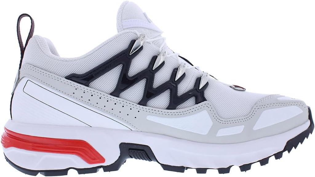 Кроссовки Salomon ACS + Unisex, Lunar Rock/White/Poppy Red — фото 2