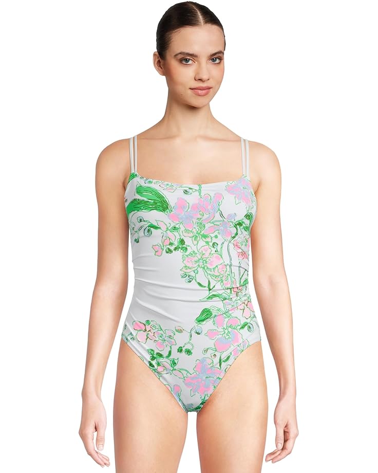 

Купальник Lilly Pulitzer Napili One Piece, цвет Multi Orchids On The Avenue Engineered One Piece