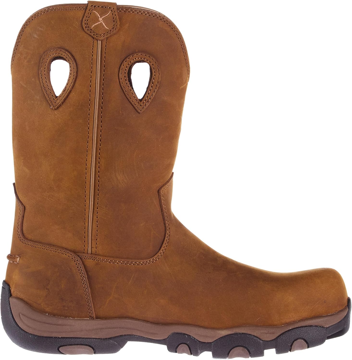 Ботинки для походов Twisted X Men's 11 с круглым носком и технологией Nano Toe, Distressed Saddle — фото 4