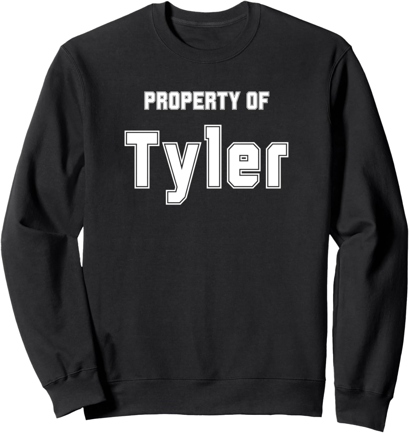 

Забавная толстовка с надписью «Собственность TYLER» для девичника Funny Bachelorette Gifts For Bride Property Of Co., черный