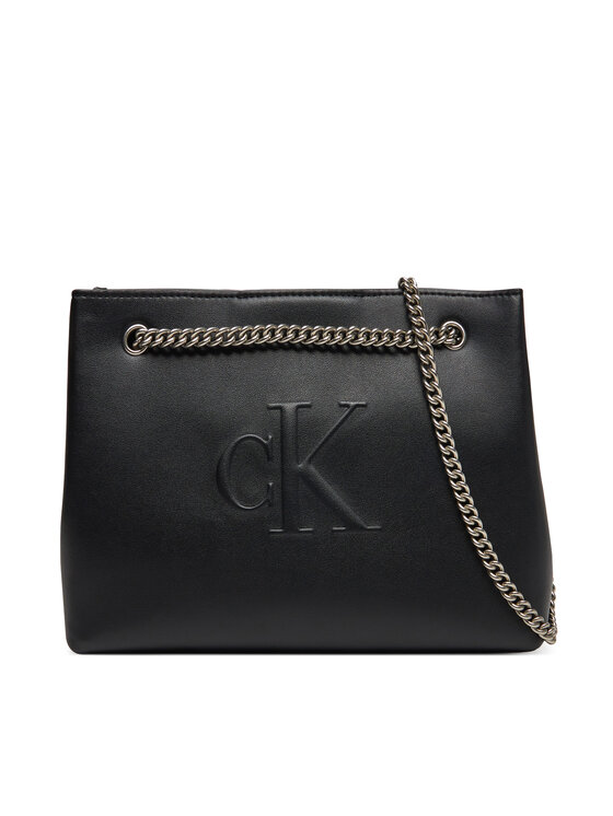 

Сумочка Sculpted Chain Shoulder Bag LV04K3163G Calvin Klein Jeans, черный