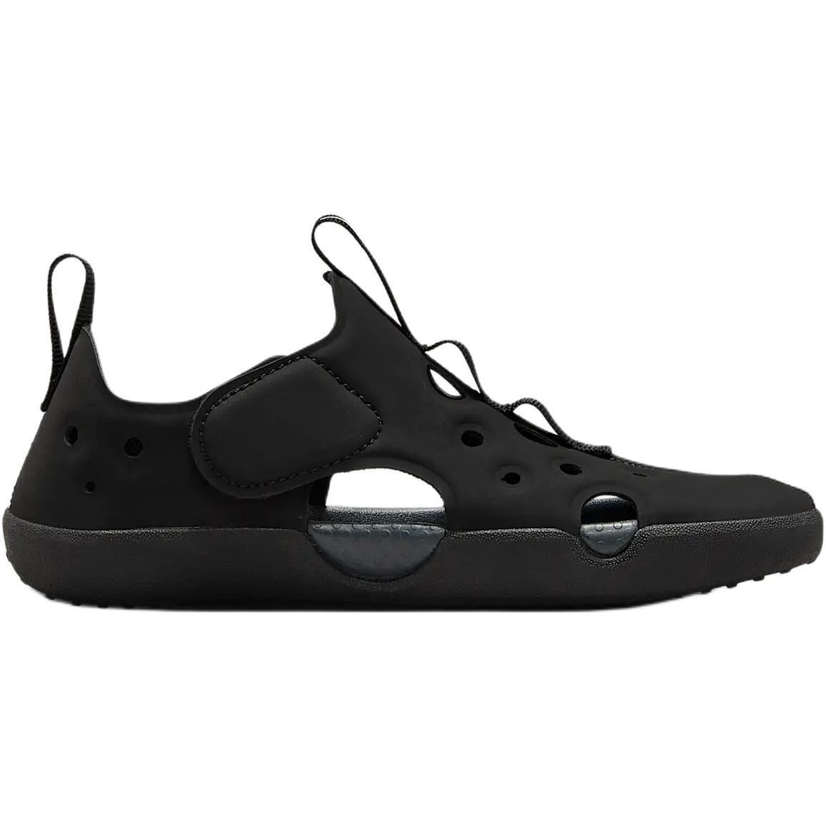 Nike Детские сандалии Rebound Low Top с противоскользящей подошвой, черные, для детей от 3 до 7 лет — фото 2