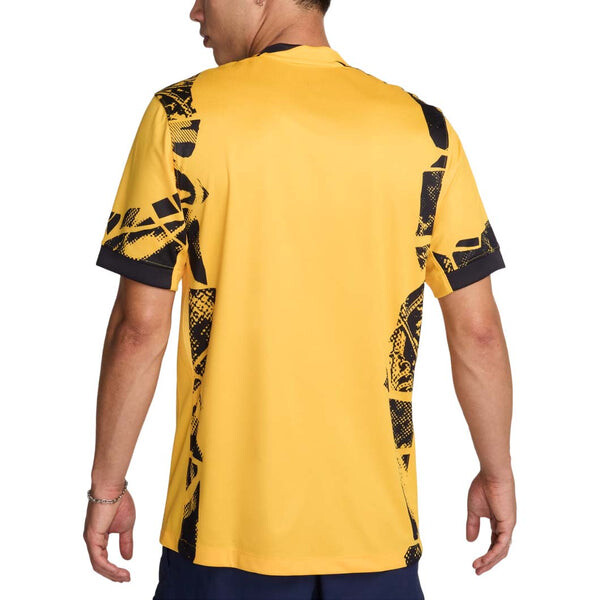 Футболка dri fit inter milan 2024 25 стадион третья футбольная реплика футболка Nike, золотой — фото 2